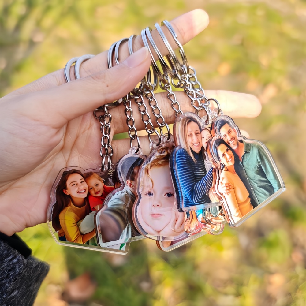 Health Wellness Gifts - Personalized Custom Acrylic Keychains Customized Photo