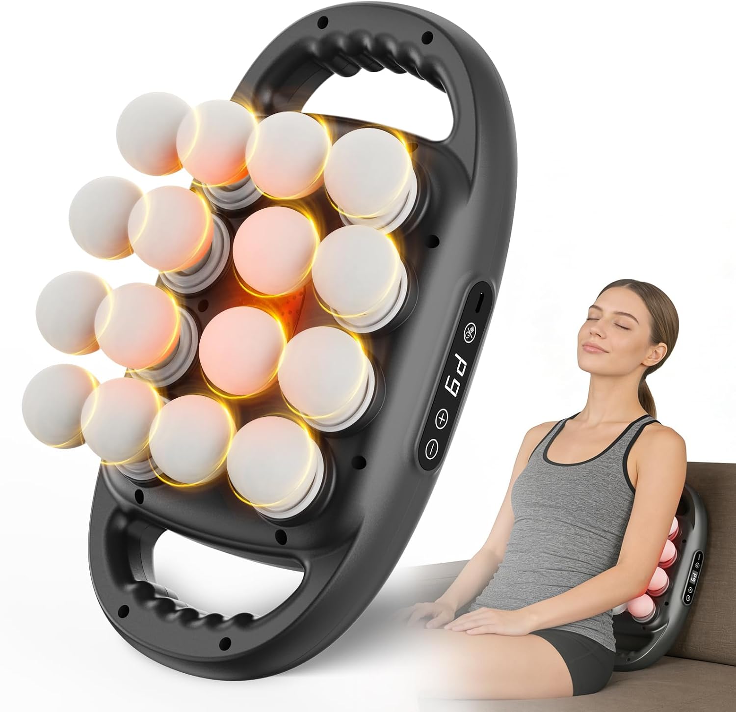 Massage Gun Deep Tissue - 16 Head Massage Gun, Deep Tissue