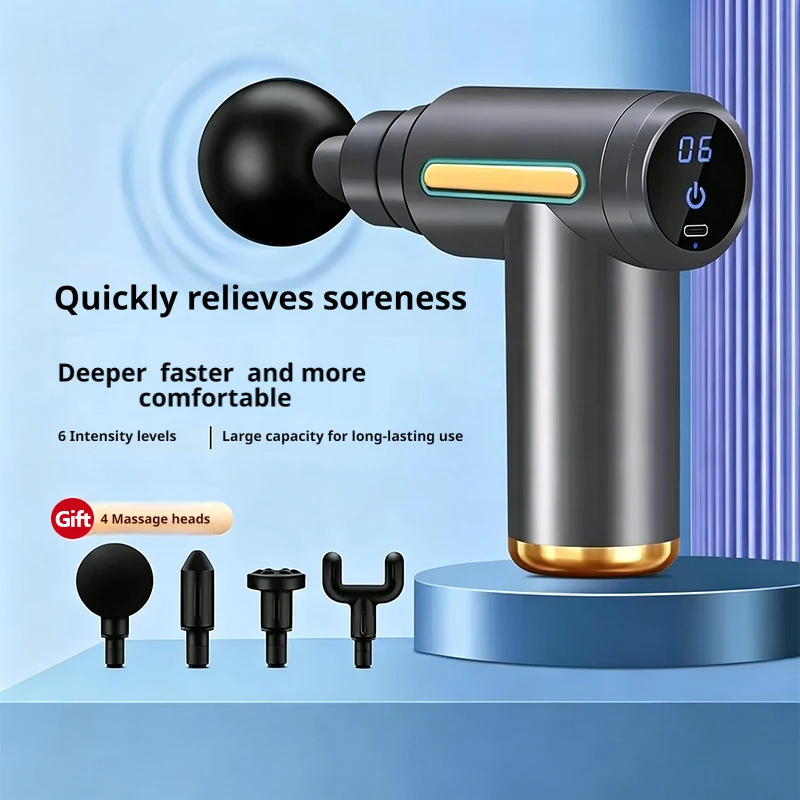 Massage Gun Deep Tissue - 6 Speed Mini Electric Fascia Gun