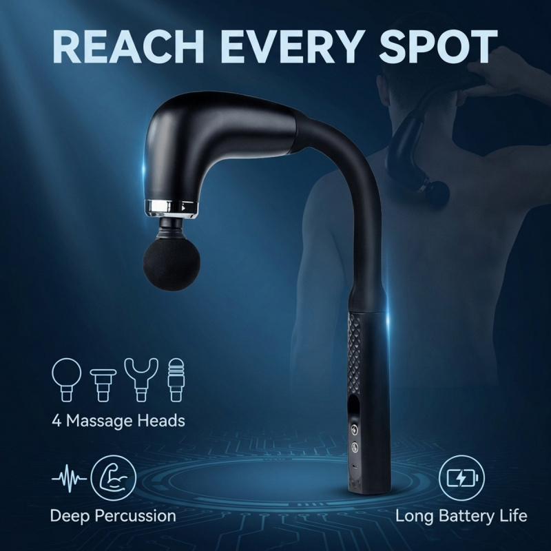 Massage Gun Deep Tissue - Electric Muscle Massage Gun with 4