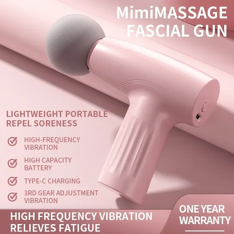 Muscle Mini Pink Massage Gun D - огляд і ціна Massage Gun Deep Tissue