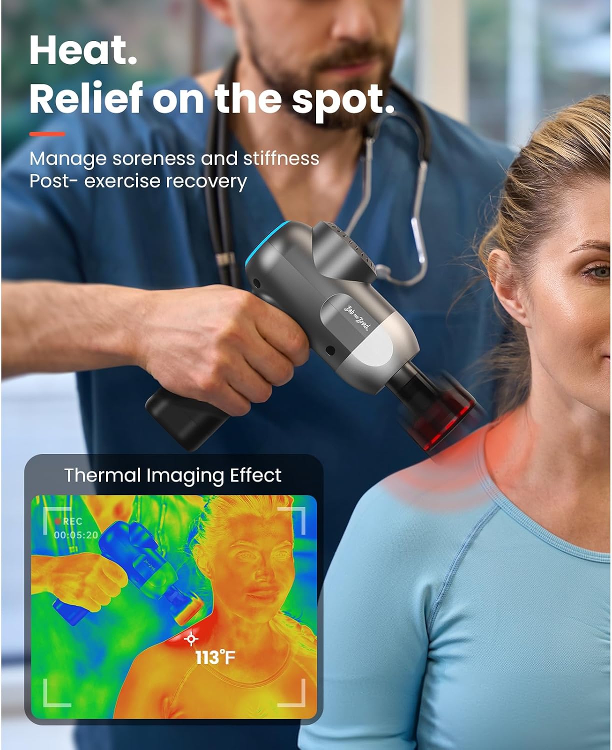 Deep Tissue Massage Gun with H - огляд і ціна Massage Gun Deep Tissue