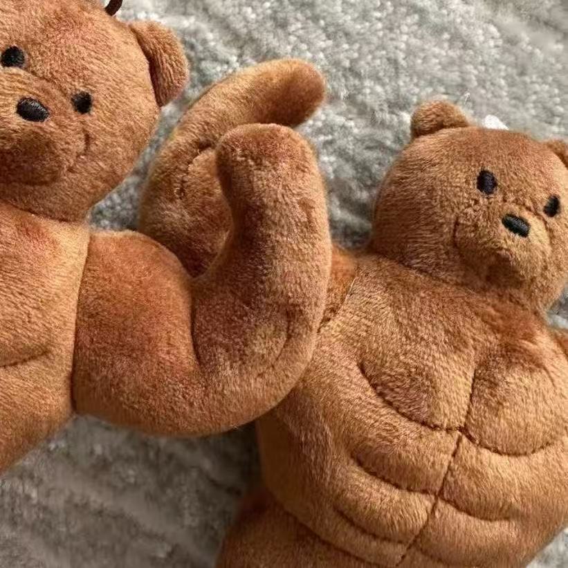 Cute Muscle Bear Keychain Funn - огляд і ціна Health Wellness Gifts