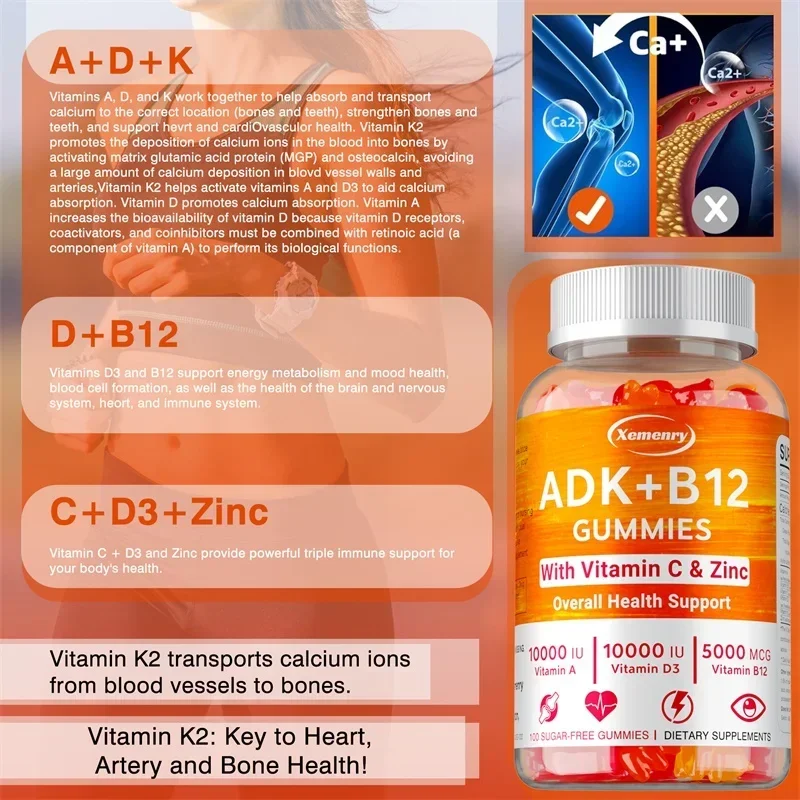 Vitamin D3 K2 + Vitamin B12 Gu - огляд і ціна Health Wellness Product