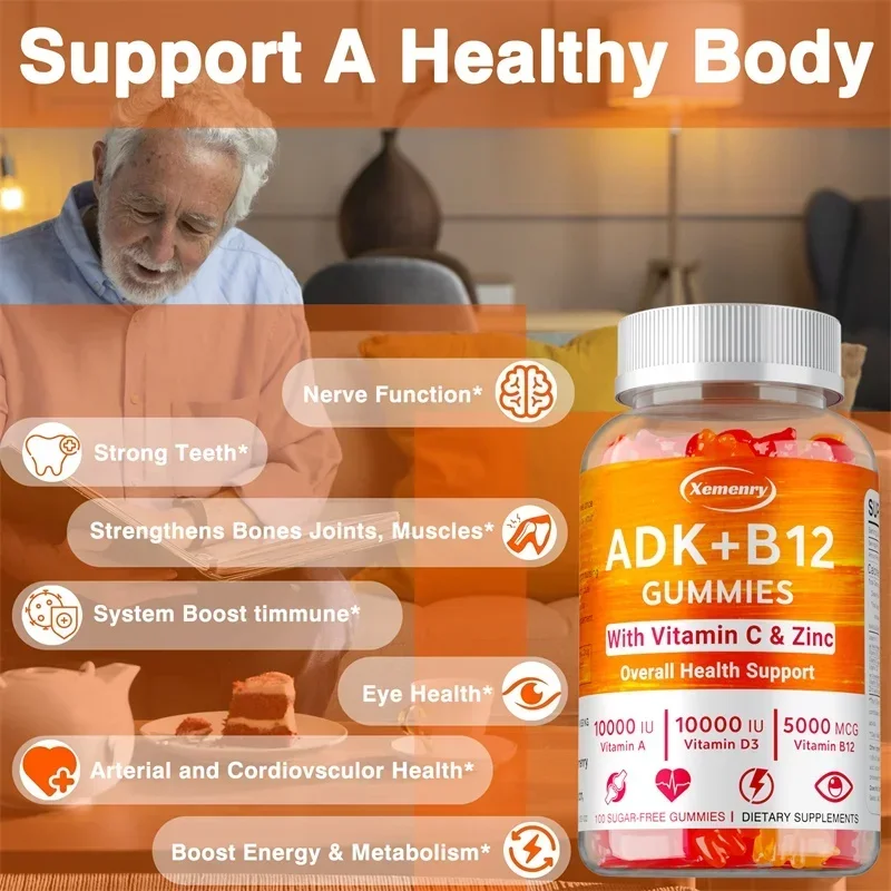 Vitamin D3 K2 + Vitamin B12 Gu - огляд і ціна Health Wellness Product