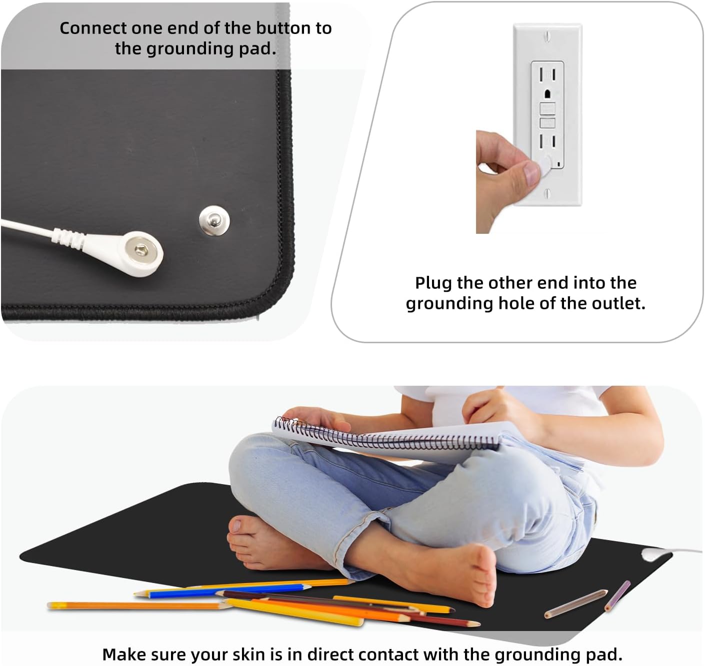 40X60CM Grounding Mat With Gro - огляд і ціна Therapy Health And Wellness