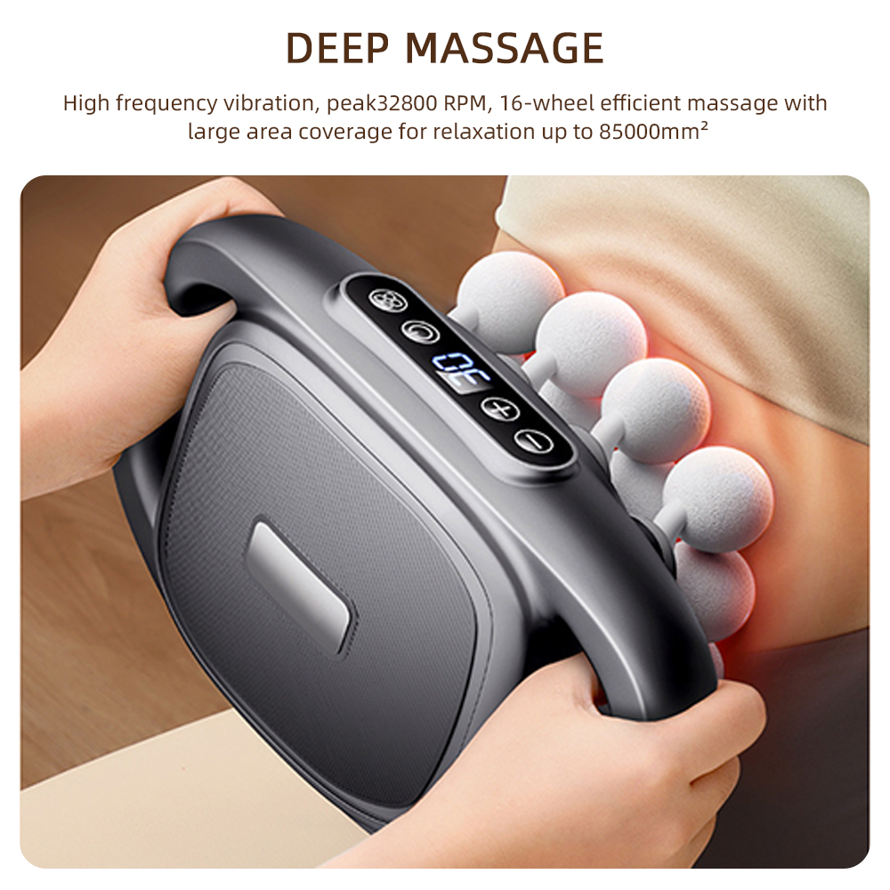 16-Head Fascia Gun High-Freque - огляд і ціна Massage Gun Deep Tissue