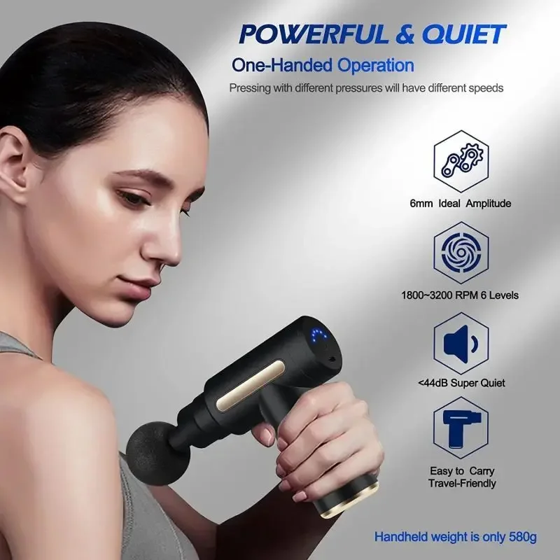 Portable Fascial Massage Gun E - огляд і ціна Massage Gun Deep Tissue