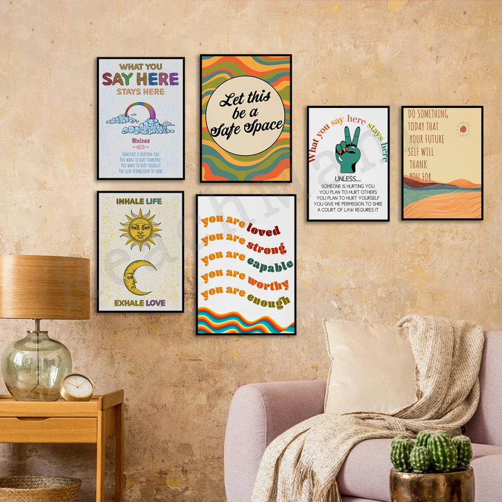 Self Care Mental Health Therap - огляд і ціна Health Wellness Poster