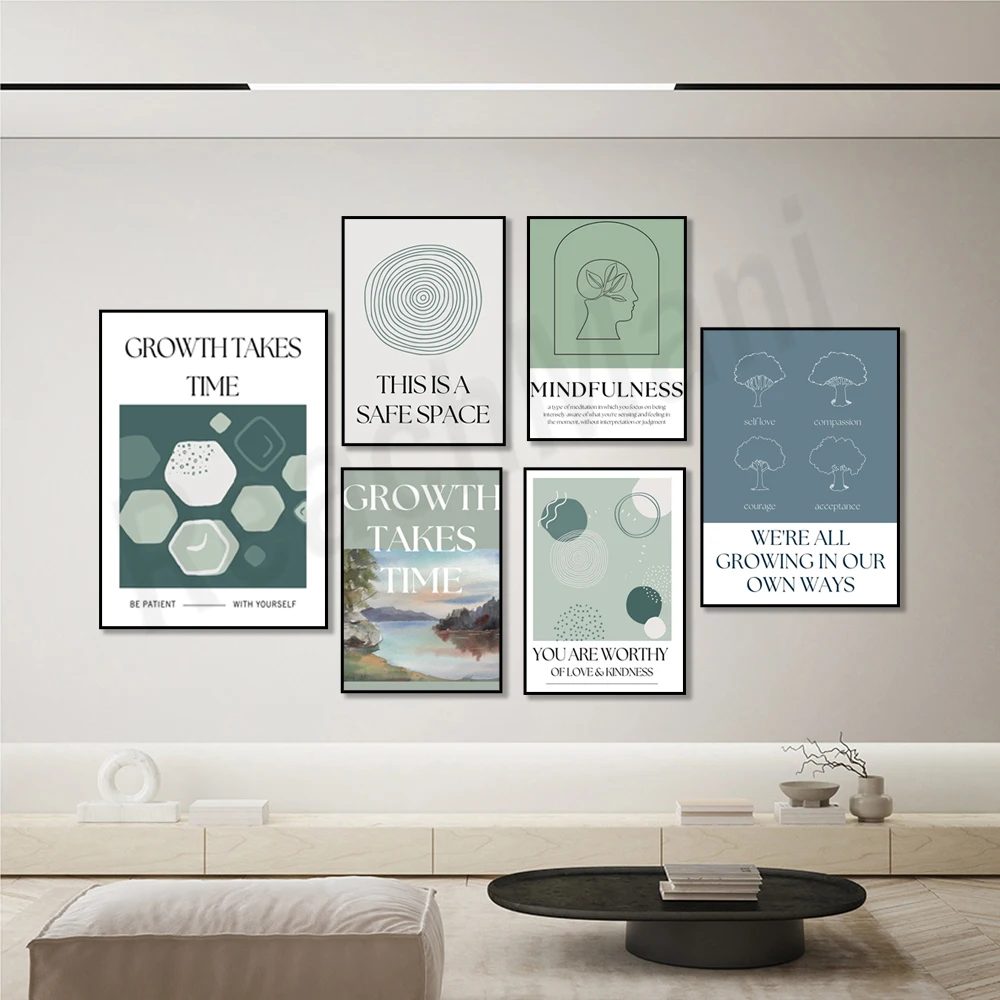 Mindfulness print, it's a safe - огляд і ціна Health Wellness Poster